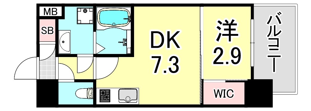 南吹田　駅 徒歩11分 2階の物件間取画像