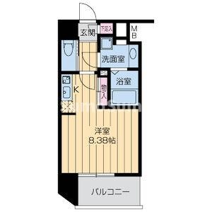 江坂駅 徒歩3分 10階の物件間取画像