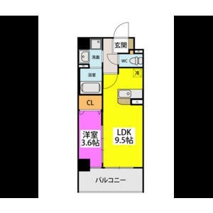 住吉神南プレイスの物件間取画像