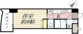 博多駅 徒歩5分 15階の物件間取画像