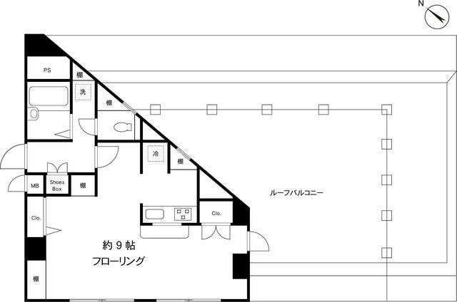 フラッツ学芸大の物件間取画像