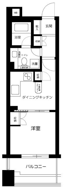 藤和シティホームズ恵比寿の物件間取画像