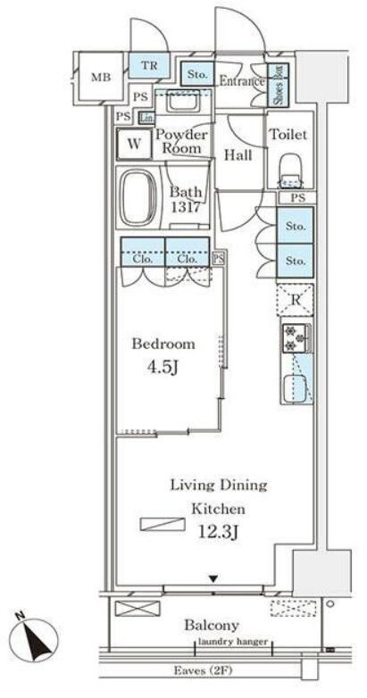 渋谷駅 徒歩14分 2階の物件間取画像