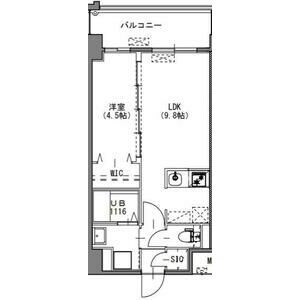 呉服町駅 徒歩5分 10階の物件間取画像