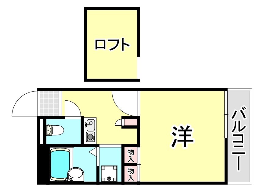 レオパレス武庫川の物件間取画像