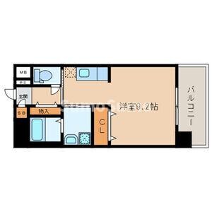ライブラ西新の物件間取画像