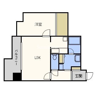 桜川駅 徒歩5分 10階の物件間取画像