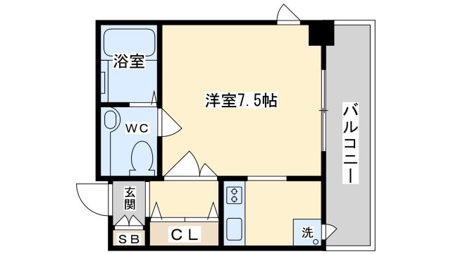 ラフォルテ駅前の物件間取画像