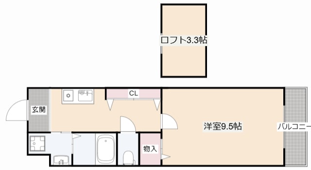 エスポワールの物件間取画像