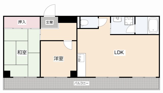 コンプリーションⅡの物件間取画像