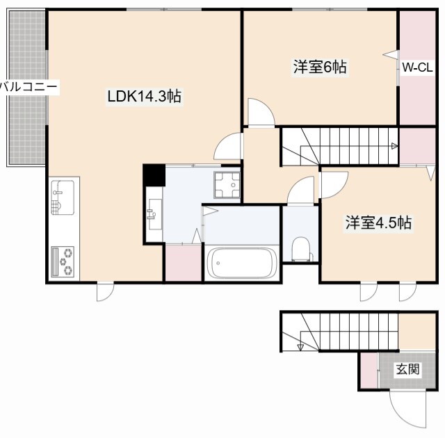令和高浜館の物件間取画像