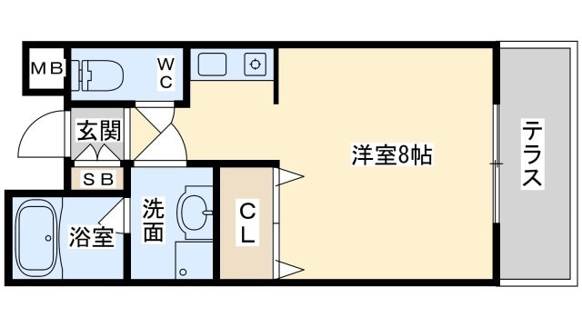 プロースト高槻の物件間取画像