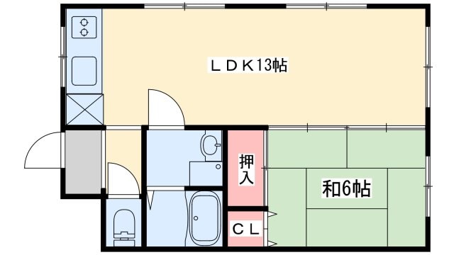 ヴィラ野田の物件間取画像