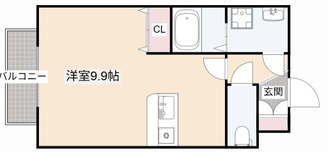 ビアンフェ真上の物件間取画像