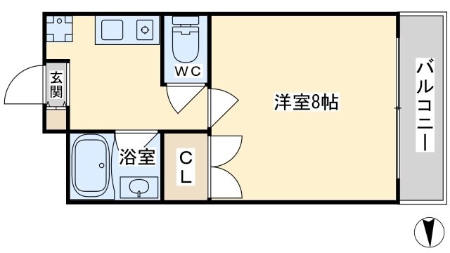 さつきハイムの物件間取画像