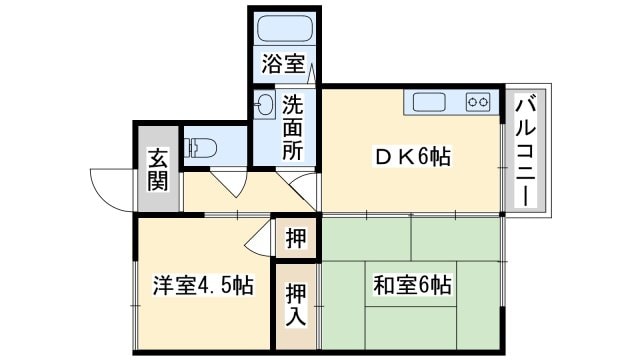 好田ハイツの物件間取画像