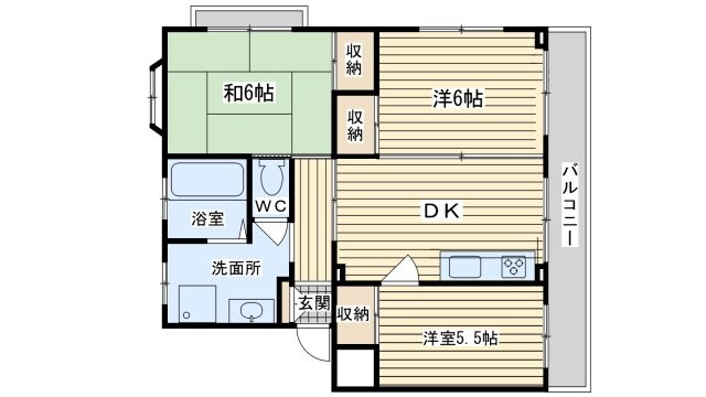 ベルメゾンの物件間取画像