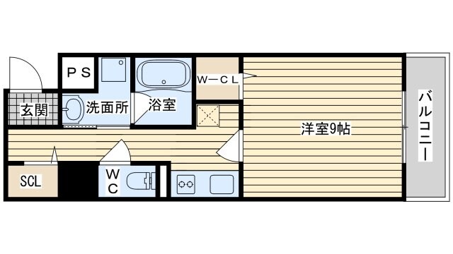 グーテンターク富田２の物件間取画像