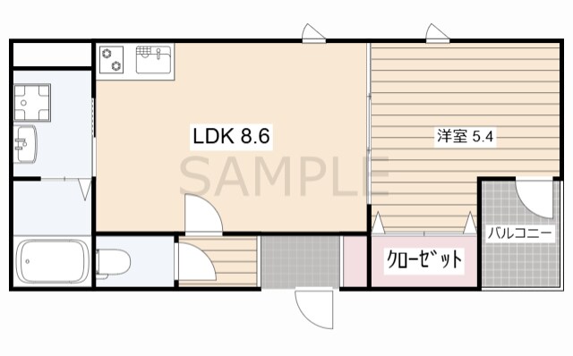 クレリア高槻南松原の物件間取画像