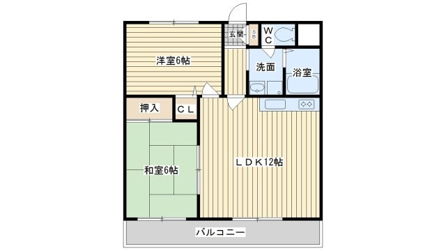 チサトマンションの物件間取画像