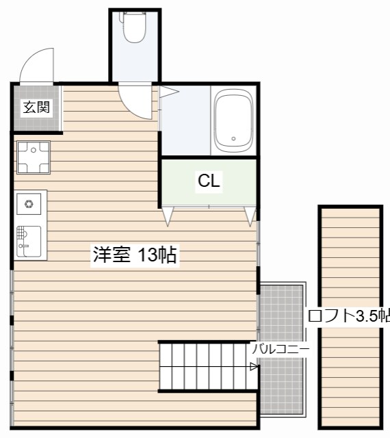 マンションナカムラの物件間取画像