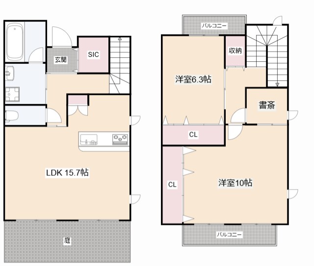 ナンノ第27号館の物件間取画像