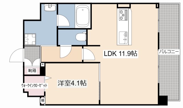 スプランディット茨木天王の物件間取画像