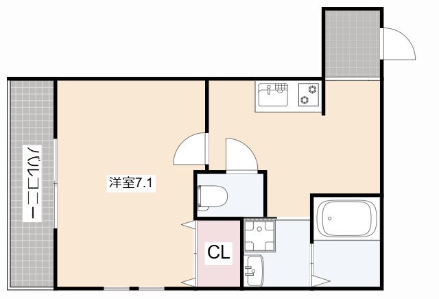 フジパレス阪急茨木北Ⅲ番館の物件間取画像