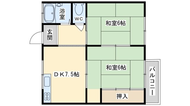 サンハイツの物件間取画像