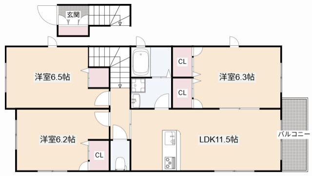 シャーメゾン　フィオーレの物件間取画像