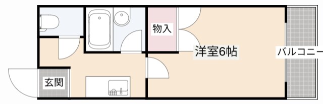 ヴィラサカイの物件間取画像