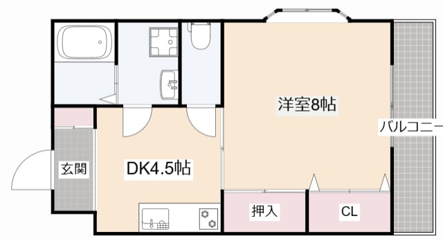 シティライフ上本町の物件間取画像