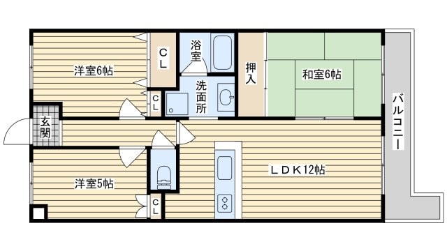 サンクリスタルハウスの物件間取画像