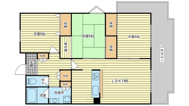 エミネンス南茨木の物件間取画像