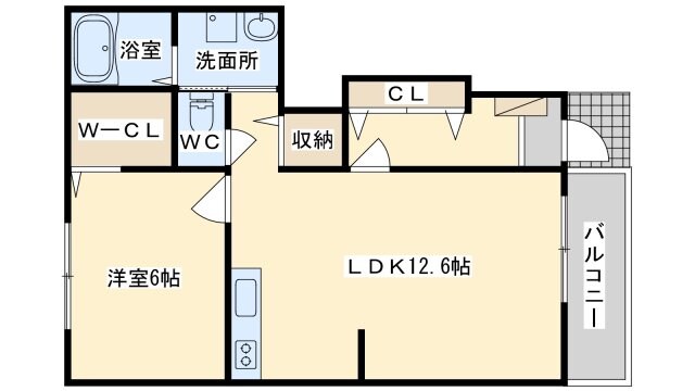 エルベランソラの物件間取画像