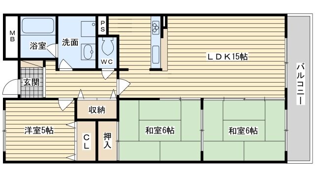 ラポールの物件間取画像