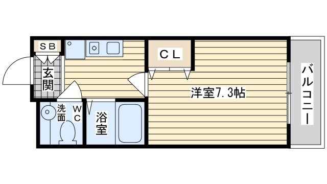 ラフォルテ駅前の物件間取画像