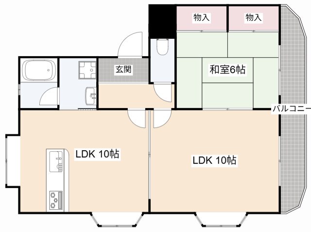 ＩＴハイムの物件間取画像