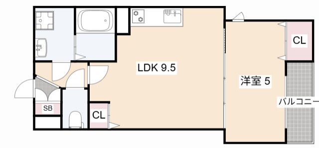 Kvell Garden春日の物件間取画像