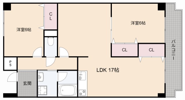メゾンＭ＆Ｓの物件間取画像