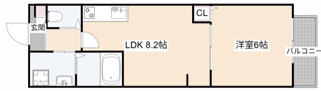 ジーイーセットノースの物件間取画像