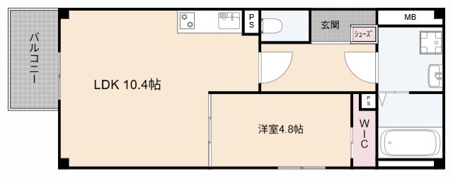 Kvell Garden 春日の物件間取画像