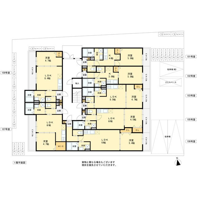 仮称）高槻市赤大路共同住宅の物件外観写真