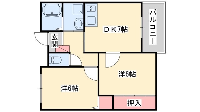 カーザ・エスペランサの物件間取画像