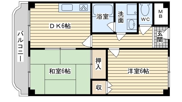 ジャンティ茨木の物件間取画像