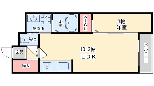 プランドール高槻の物件間取画像