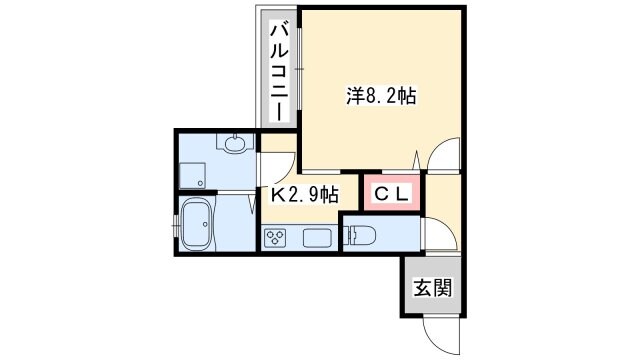 ソシュールの物件間取画像