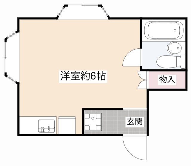 柳原第一パールハイツの物件間取画像