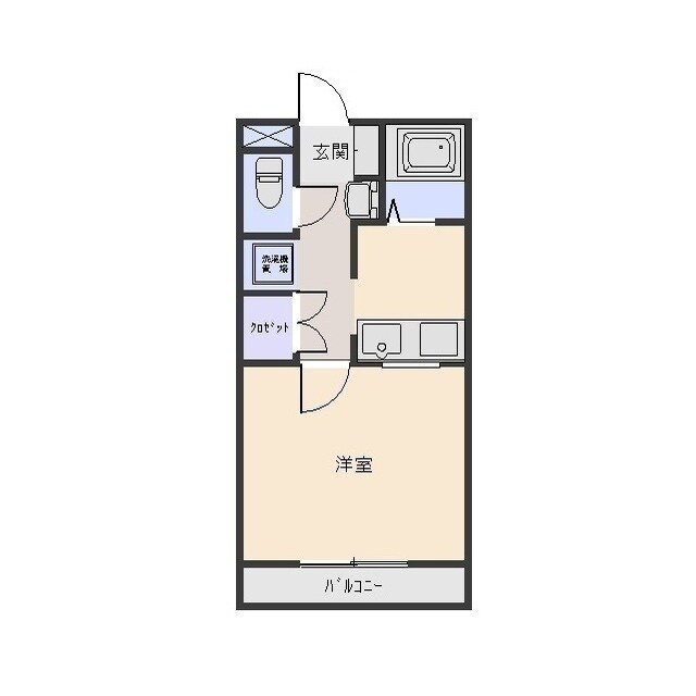 コンパートメントＷクエストⅠの物件間取画像