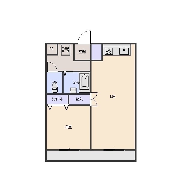 レジデンスアクツの物件間取画像